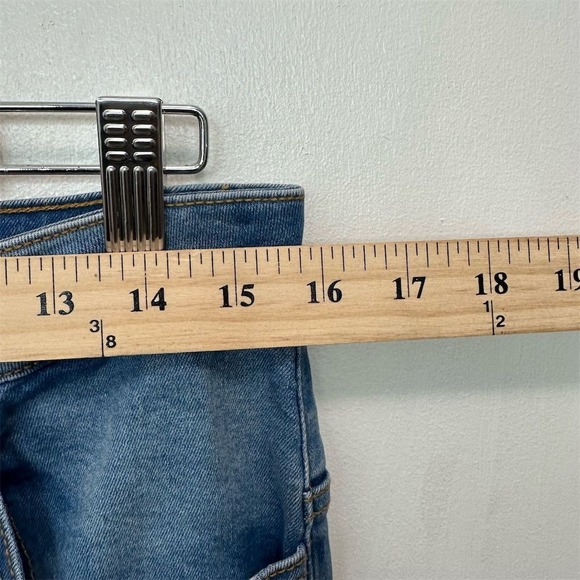 Highway Jeans Women's Size‎ 13 Distressed High-Rise Ankle Ties Jeans Blue - Picture 7 of 10